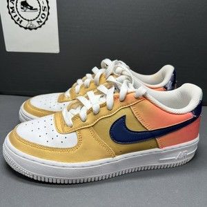 Nike Air Force 1 Low LV8 Gold Sunset DM3089 100 Youth Sz 4Y Women Sz 5.5 Custom